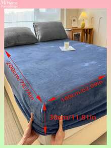Lençol de veludo cristal de cor sólida (1 peça), roupa de cama, protetor de colchão, capa de cama, roupa de cama confortável e quente para o lar, protetor de colchão antipilling, macio e agradável ao toque, disponível em várias cores para meninos, meninas, dormitórios estudantis, decoração simples e moderna para casa, roupa de cama macia e confortável para o quarto, capa de colchão moderna, protetor de colchão completo, lavável à máquina, roupa de cama para a volta às aulas. - Multicolorido - Ver 45