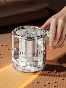 Transparent Fuzz Trimmer, Electric Lint Remover With 6 Blades, Handheld USB Rechargeable Fabric Shaver, Smart Safety Switch Technology - Won't Hurt Hands