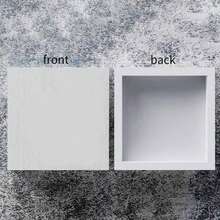 An Inspirational Nail Salon Decorative Wooden Box Sign - Life Isn't Perfect, But Your Nails Can - 5x5 Inch Faux Wood Desktop Stand Decoration, Suitable For Home, Office Desk, Hair Salon, And Beauty Salon; A Souvenir Gift For Nail Technicians; Nail Technician Accessories; Office Desk Decoration; Minimalist Design; Durable Decoration; 2D Flat Design; Decorative Shelf; Craft Enthusiasts; Beauty Professionals; Color Mixing Pen; Beauty Logo; Nail Services; Nail Art; Handmade Look; Nail Technician. - 白色 - 查看 5