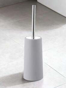 1 套马桶刷和支架，柔性马桶刷，带可拆卸支架 - 无死角清洁，长柄用于浴室清洁，耐用塑料刷 - 返校清洁用品，符合人体工程学，优雅耐用的浴室马桶刷，带 304 不锈钢长柄 - 多色 - 查看 15