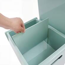 WANLECY Sgabello per cambiarsi le scarpe - Blu - Visualizzare 9