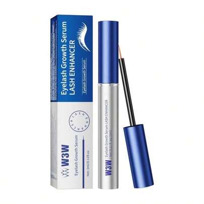 Lash Serum For Eyelash Growth- Fuller &Amp; Longer Looking Eyelashes, Eyelash Growth Serum Volumizing With Natural Formula Vegan, For Sensitive Eyes ,Vegan &Amp; Cruelty-Free-3mL