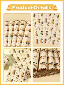 6 piezas de papel de regalo con temática de vehículos de construcción, papel de regalo de cumpleaños, decoración de fiesta con tema de construcción, suministros de envolver regalos, embalaje de regalos, envolver libros, suministros para envolver ramos, decoración de fiesta de cumpleaños, papel de regalo para baby shower - vehículo de ingeniería - Ver 11