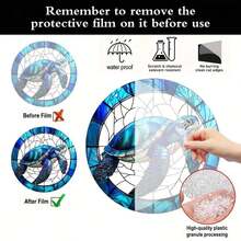 1pc Acrylic Catcher - Colorful Decoration, Vibrant Garden And Patio Catcher, Spiritual Room Decor, Lovers, Beach And Bathroom Decor. - Màu xanh lam - Xem 7