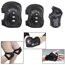 Kids Helmet And Pads Set For Skiing, Elbow And Knee Pads For Kids 3-10 Safety Equipment Knee &Elbow Pads Wrist Guards Gear Set For Roller Scooter Skateboard Cycling Outdoor Sports - Multicolor - View 4