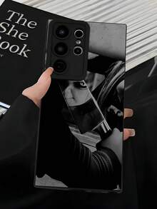 Anime Character Glass Phone Case Black and White Cool Style Scratch Resistant for Daily Use Young Men All-over Print Mixed-color Phone Cases - Compatible with Phone 17 PRO MAX/17 AIR/15 Pro Max/16 PRO MAX, Galaxy S22/S23/S24/S23 Plus/S24 Ultra/S25/A15/A33/A23. - Color mixto 1 - Ver 3
