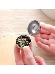Stainless Steel Ball Ball Soup Seasoning Tea Flavor Hot Pot Leakage Kitchen Gadget - Silver - View 4
