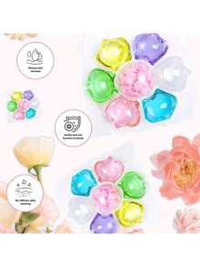 100 viên gel giặt 7 trong 1 (5 viên/gói), làm sạch mạnh mẽ, hạt tạo hương thơm, hạt làm sạch quần áo đa năng có mùi thơm, tẩy vết bẩn, hương thơm lâu dài, làm mềm quần áo, viên gel giặt tiện dụng, hương thơm lâu dài, đồ dùng giặt ủi, chăm sóc quần áo, đồ dùng vệ sinh, đồ dùng gia đình, giặt ủi du lịch khách sạn, chất tẩy rửa gia dụng, chất tẩy rửa nhà bếp, chất tẩy rửa sàn nhà, đồ dùng Giáng sinh - Nhiều màu - Xem 5