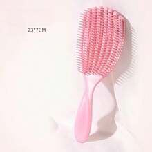 1pc Women's Comb Octopus Comb Is Suitable For Wet Or Dry Hair, Suitable For Straight Long Hair, Thick Curly Hair, Tangled Hair Brush, Shell Comb, Engraved And Brightening, Fluffy And Smooth Styling Comb, Anti-Static And Not Harmful To Hair, Massage Scalp, Pork Ribs, Air Cushion Comb, Women's Special Knot Tying Multifunctional Massage - Multicolor - View 7