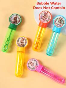10pcs Easter Bunny Empty Bubble Tube(No Bubble Liquid), Easter Wreath Bunny Thick Plastic Bubble Stick, Durable Reusable Bubble Soap Bottle, Easter Party Small Gift, Easter Ornaments, Happy Easter Decorations, Outdoor Party Decorations, Easter Photography Props, Easter Gift Bag Fillers, Easter Party Supplies, Birthday Decorations, Birthday Gifts, Party Favors - Country Rabbit - View 3
