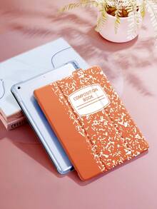 1pcs Soft Silicone With Pencil Slot Tri-Fold Stand Shockproof Anti-Drop ,Letter Graphic Magnetic Compatible With 9th/8th/7th 10.2 Inch,With Pcil Holder,Air4/5 Cover.Accessories. & New Year Themed,Retro Chic Style High-End Tablet Accessory Office Productivity, Study Sessions, Design, Travel Commute, Casual Browsing & Giving Fashion Forward Enthusiasts - màu xanh lá - Xem 6