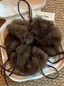 Elastic de păr pufos cu grosime de 6,88 in/17,5 cm pentru femei, elastic de păr elegant de înaltă calitate, culoare solidă, versatil pentru zi cu zi, casual, petrecere, naveta, vacanță, coadă de cal, , spălarea feței, machiaj, accesoriu de ținută, elastic de păr elastic