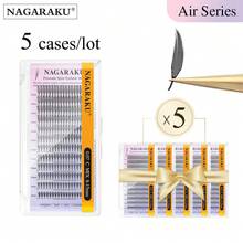 0.07C D 1200片 NAGARAKU 5盒预制尖顶睫毛动漫效果柔软羽毛飘逸睫毛延长漫画假睫毛簇 - D - 查看 11