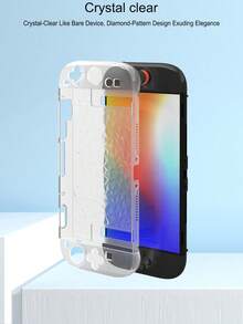 1 Set: 1pc Console Protective Case + 2pcs Detachable Controller Protective Covers + 4pcs Joystick Caps, Anti-Slip, Anti-Sweat, Anti-Scratch, Enhancing Gaming Experience - Multicolor - View 2