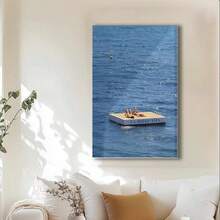 Framed Vintage Fashion Magazine Poster: La Dolce Vita Coastal Print. Charming Art For New Year, Thanksgiving, Christmas And Halloween – Perfect Picks For Home Decor, Living Room, Kitchen, Bathroom & Room Decor. - 隨機印刷 - 查看 4