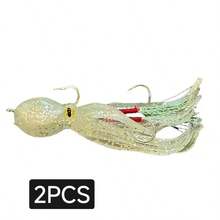 1pc Glow-In-The-Dark Soft Octopus Lure - Realistic 3D Eyes And Lifelike Swimming Action, Real Bait, Suitable For Saltwater And Freshwater Fishing | Perfect For Bass, Trout, Salmon And Predatory Fish | Versatile Use For Deep Sea, Boat, Pier, Shore, Lake And River Fishing | Durable Silicone Material, Highly Attractive Swimming Action, Ideal For Weekend Fishing And Big Catch - Essential Fishing Gear For Anglers - Multicolor - View 16