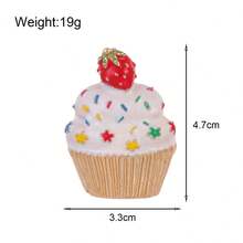 1 PC New Strawberry Cake Brooch - Party Dessert Style Christmas Gift Corsage Pin (Ideal As A Gift). Fits Parties/Holidays/Daily Wear, Cute & Stylish. - 彩色 - 查看 5