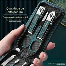 Germany 6-Piece Black Clipper Set – Luxury Manicure And Pedicure Kit - 黑色 - 查看 1
