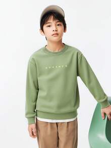 Balabala 男童抓绒卫衣，2025冬季商场版，保暖休闲卫衣