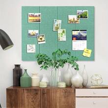 6 tấm bảng nỉ trang trí thời trang 30*30cm, trang trí tường đa chức năng, gạch dán tường có thể tháo rời dùng để hấp thụ âm thanh, ghi nhớ, trưng bày ảnh, bảng thông báo, bảng tin nhắn, bảng lập kế hoạch cuộc sống và công việc, phù hợp cho những người đam mê DIY tại nhà, văn phòng và trường học, bảng bần, bảng ghim, bảng tầm nhìn. - Nhiều màu - Xem 11