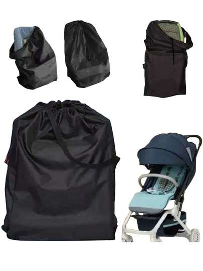 Extra-Large Travel Bag For Strollers And Car Seats - Durable Nylon Portable Storage Bag For Storing Essentials Such As Toys And Clothing.