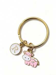 Cute Cow Keychain Gift For Cow Lovers - Multicolor - View 3