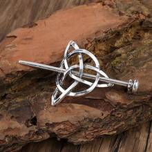 复古凯尔特结胸针，男女皆宜的冬季围巾、披肩和毛衣时尚配饰，服装和手工艺品的艺术装饰 - 彩色 - 查看 12