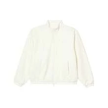 Adidas Spring/Autumn Casual Couple's Simple Versatile Stand Collar Sports Jacket, JI6654 - Han Jade White / Han Jade White - View 1