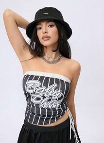 1顶时尚宽檐小脸遮阳帽，女士款，春夏新款防紫外线旅行休闲百搭渔夫帽，秋冬季也可作为波西米亚风巴拿马帽佩戴。 - 盆帽 - 查看 3