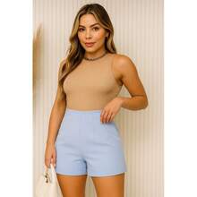 3-PIECE TAILORED SHORT KIT, NEW FASHION 2025 - VÀNG HỒNG XANH DƯƠNG - Xem 4