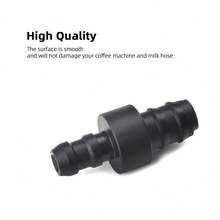 适用于 Melitta、Jura 和 Nivona 等型号咖啡机的奶泡吸管接头 - 黑色 - 查看 7