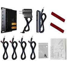 Kit repetidor IR sistema repetidor IR extensor de control remoto IR. Soporta hasta 100 pies receptor de sensores dualesAccess Control Kits - Tipo de Enchufe A Japonés (100V) - Ver 5