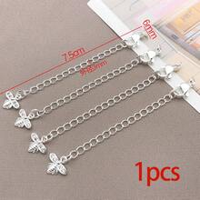 1pc Bracelet Chain Extender Curb Chain Extension Zirconia Brass Metal Star Moon Heart Shaped Charm Extension Curb Chains Tails For Jewelry Making Necklaces Bracelets DIY Crafts Supplies - Multicolor - View 18