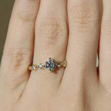 Women's Solitaire Crystal Ring Inspired By Constellations, Sophisticated And Modern Style - #20 - View 8