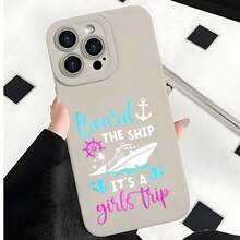 2026 nueva funda de teléfono mate, funda de teléfono diseño de ancla y rueda de crucero para iPhone 14 Pro Max 13 12 11 Xs Xr X  Galaxy S23 S22 S21 S20 Plus Note 20 10 regalo de pareja para él y ella regalo de San Valentín cumpleaños - Blanco antiguo - Ver 2