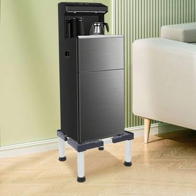 Washing Machine Base With 4 Stainless Steel Suction Cup Foot, Adjustable Height 29-31cm Washing Machine Base Fridge Stand For Fridge, Dryer, Washing Machine