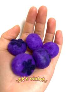 4 حزمة من خيط الصوف المخلوط بالألباكا - 760م/832 ياردة، سمك متوسط، خيط ناعم طويل الألياف، مناسب لصناعة الأوشحة والسترات الدافئة | مجموعة صناعة الكروشيه والتريكو الناعمة DIY، مخلوط بالنايلون، متين - ارجواني بنفسجي - مشاهدة 5