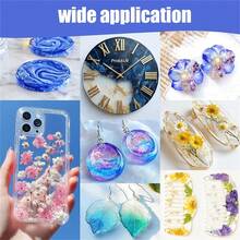 QIAO 500ml/1000ml 1:1 Clear Epoxy Resin Kit, Fast Curing, Heat Resistant Casting & Coating Resin, Suitable For Arts & Crafts DIY, Jewelry, Wooden Tabletops, Etc. - Black - View 8