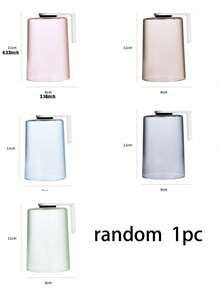 2pcs Magnetic Upside-Down Mouthwash Cup Transparent Simple Toothbrush Cup Household Wash Cup Wall-Mounted Brush Cup Storage Rack With Quick Design Magnetic Hanging Toothbrush Cup - Transparent Waterproof Bathroom Organizer For Wall-Mounted Storage, Modern Home Decor, Countertop Essentials, Small Space Solutions And Travel-Friendly Bathroom Accessories | Space-Saving Sanitation Holder For Sink Area, Wash Basin Units, Dormitory And RV Bathrooms - Multicolor - View 9