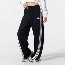 Adidas [Women's Sports Suit] DANCE WB 1 Running Casual Woven Jacket + DANCE KNIT PANT Single-Layer Straight-Leg Pants, Everyday Training Loose Fit Suit KT5003+KE5802 - Black - View 7
