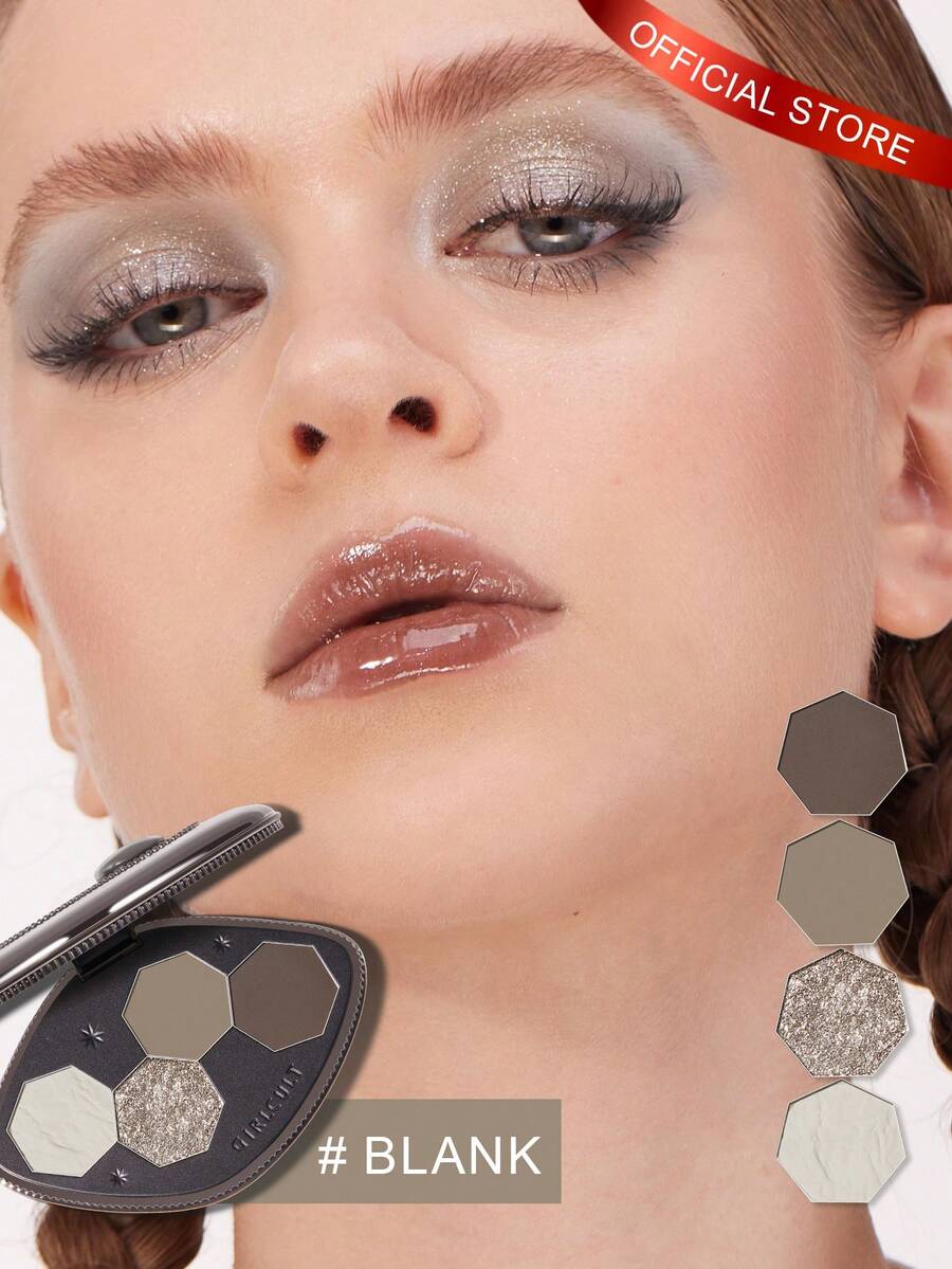 GIRLCULT Illusion Eyeshadow Palette #50 Blank | Multi-Texture, Create Versatile Makeup Looks | 4 Colors, Including Multi-Color, Matte And Shimmer | 4g (0.14oz), Gift Packaging - #50 Blank - 查看 1