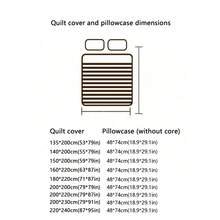 三件套花卉叶子图案柔软舒适床上用品套装，如云朵般柔软的水洗简约风格，假日版被套套装（1个被套+2个枕套），不含填充物，四季皆宜亲肤印花床上用品套装，适用于卧室、客房、特大号、大号、单人床，柔软透气，双面可用，可机洗