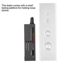 Portable LED Audio Diamond Tester Jewelry Jewelry Gem Gemstone Selector Precision Tool - Gris - Ver 3