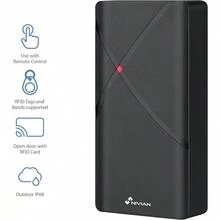NIVIAN Control de Acceso RFID para Exteriores IP68 Apertura con Tarjetas y llaveros hasta 2.000 usuarios configuración con Mando a Distancia Sistema de  para PuertasAccess Control Kits - Tipo de Enchufe A Japonés (100V) - Ver 2