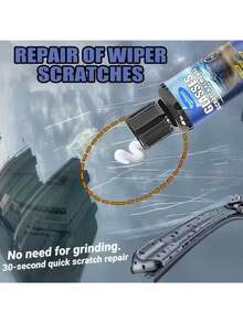 KineShineX Car Windshield Scratch Remover, Car Rearview Mirror Repair Agent, Car Window Repair Agent, Scratch Remover, Suitable For Various Glass Materials, Essential Car Maintenance Tool, Auto Parts - Multicolor - View 2