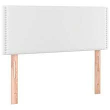 vidaXL Testiera bianca 100x5x78/88 cm - Bianco - Visualizzare 2