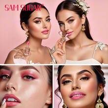 SAM SUGAR Brillo labial de perla termocrómica transparente, hidratante y nutritivo. Reduce las líneas de los labios, cuidado labial, bálsamo labial voluminizador - Multicolor - Ver 10