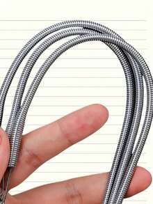 1pc Spring-Loaded Drawstring, Easy Threading Tool, Elastic Cord With Flexible Eyelet, Multipurpose Elastic Waistband, Suitable For Pants, Hoodies And Skirts. Essential Home Set Includes 1 Drawstring Belt, DIY Helper Without Sewing, Great Christmas Gift For Women (Steel Spring, Flexible Tip). Compact And Portable, Applicable For Various Needlework, Household Sewing Tools, Garter Suspenders. - Multicolor - View 5