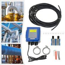 High Accuracy Wall Mounted Ultrasonic Flowmeter TUF-2000B Ultrasonic Flow Meters Easy To Install Ultrasonic Flow Meter For Water Supply, Heating, Water Conservancy - Multicolor - View 1