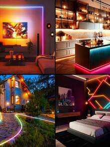 5M RGB Flexible LED Neon Strip Lights, USB Powered Decorative Neon Lights For Indoor And Outdoor Use, DIY Neon Lamp, Suitable For Room, Wall, Holiday And Party - Multi-color light - View 10